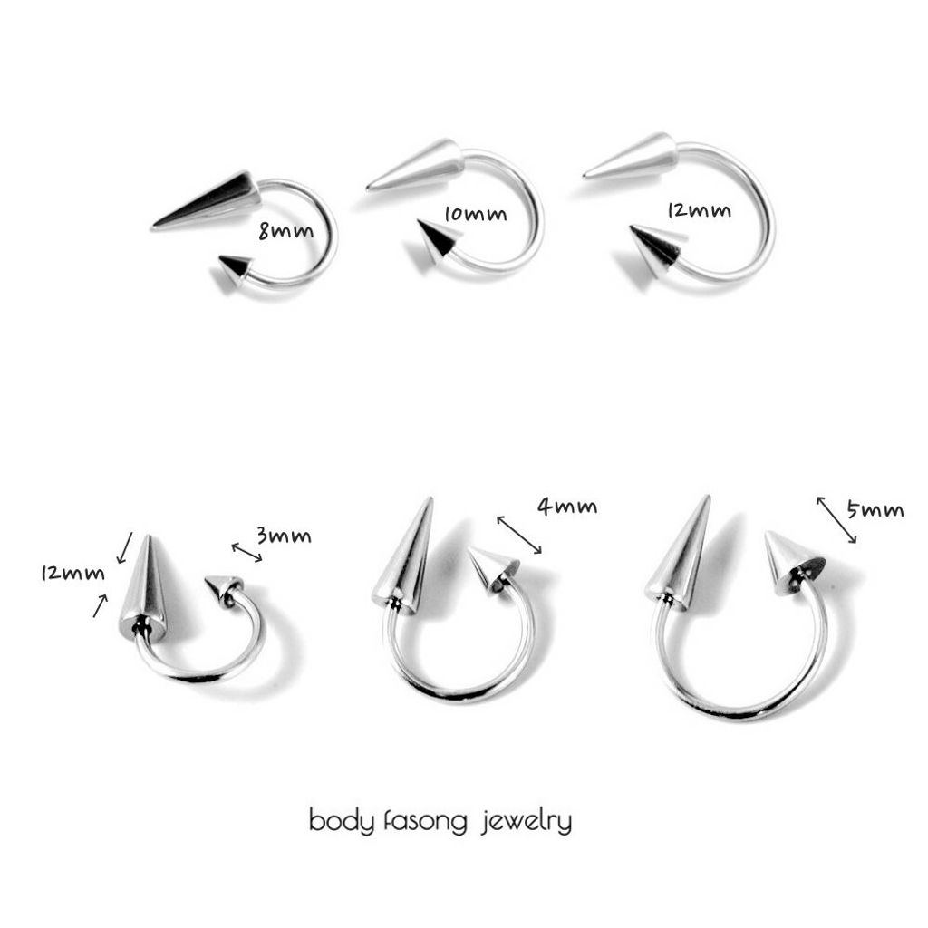 惡魔牙錐款-尺寸