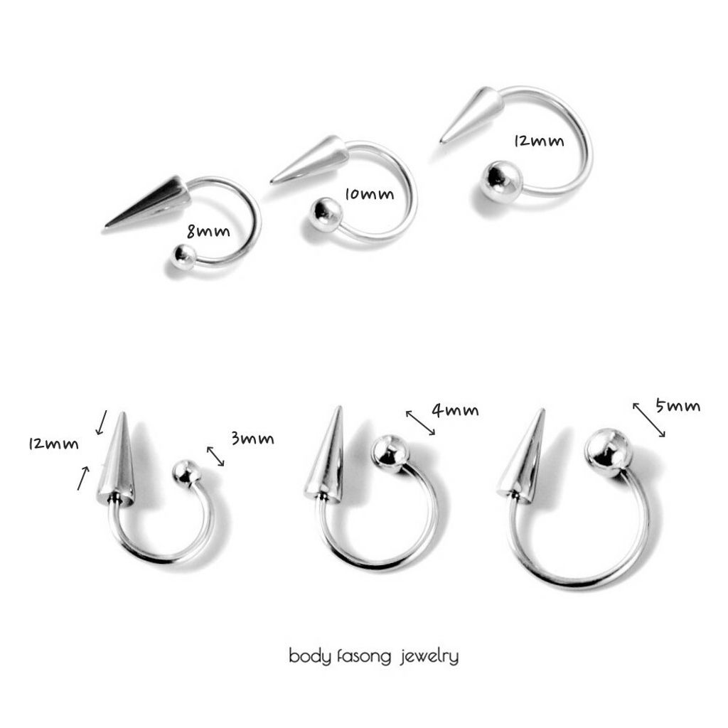 惡魔牙圓錐款-尺寸