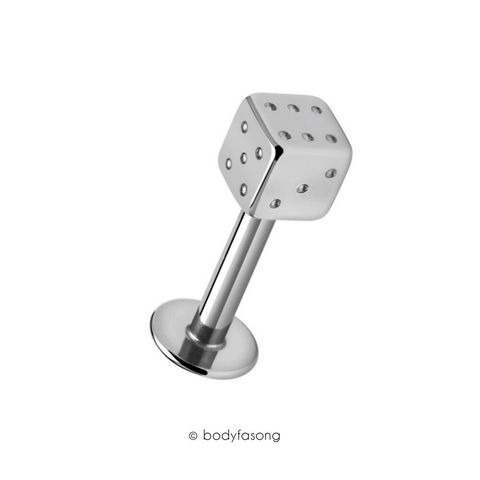 骰子造型 耳環 唇環