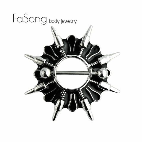 乳環 乳頭罩 14G銀彈冥盾