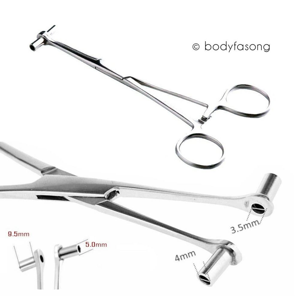 鼻中膈穿刺鋼鉗 尺寸