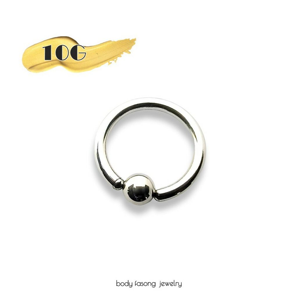 超粗鼻中環 擴耳 CBR超粗10G