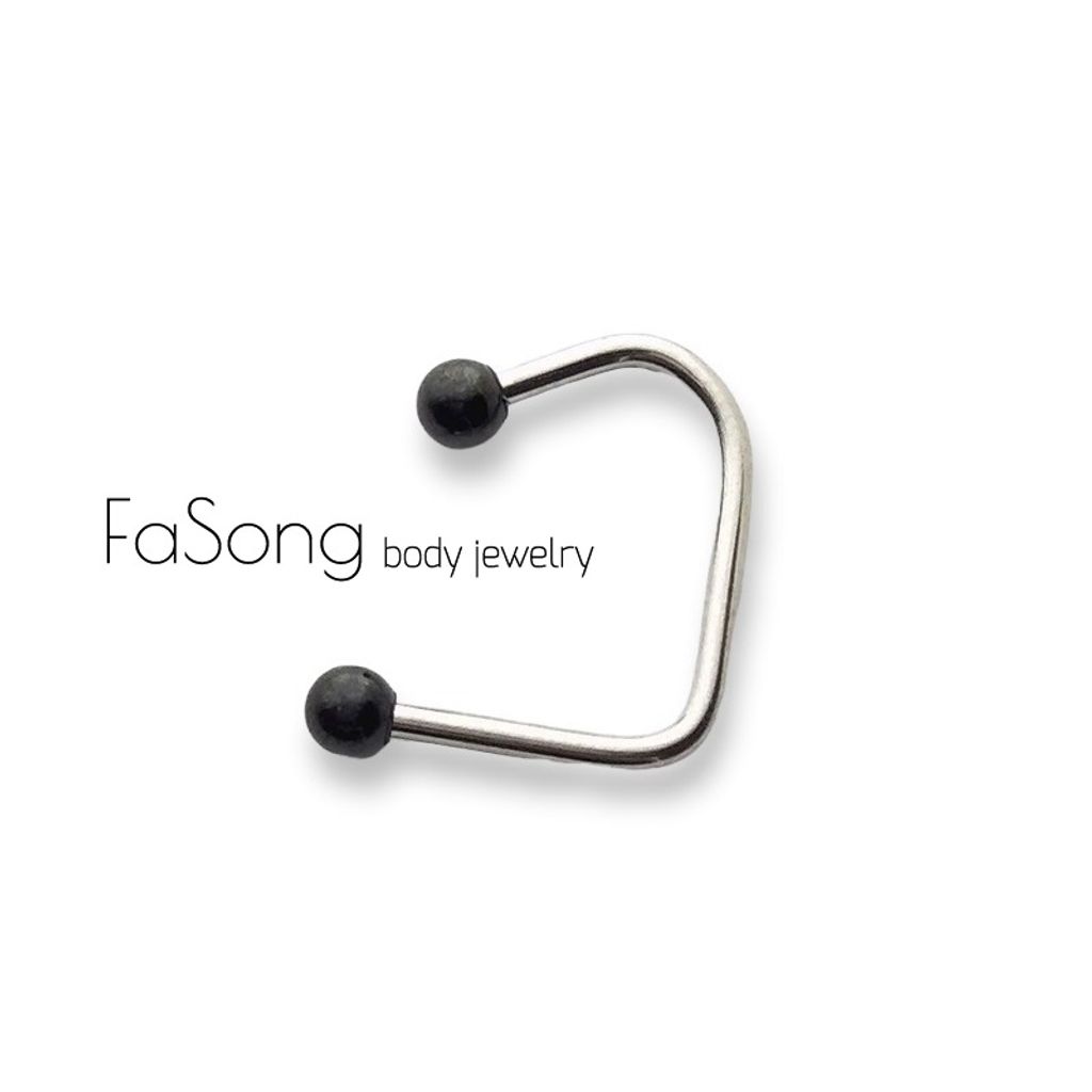 C Ring-唇環_黑色