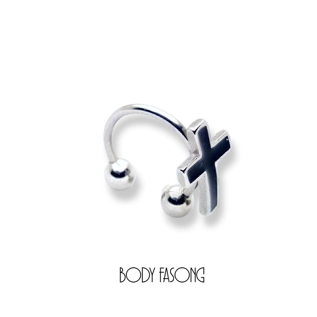 十字架款馬蹄槓鈴