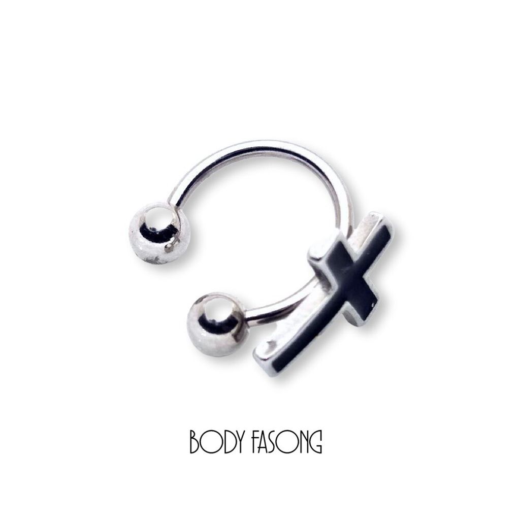 十字架款馬蹄槓鈴