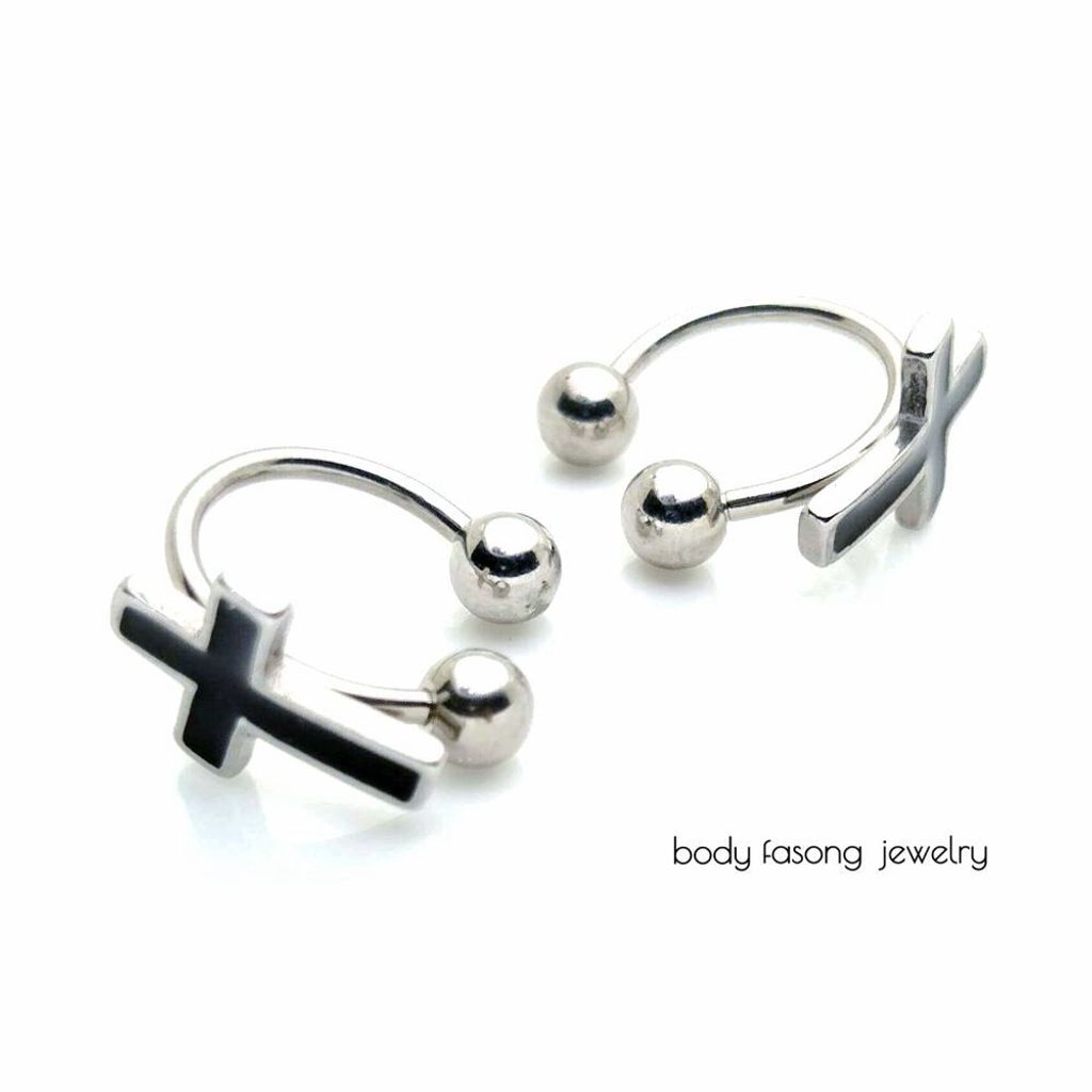 十字架款馬蹄槓鈴