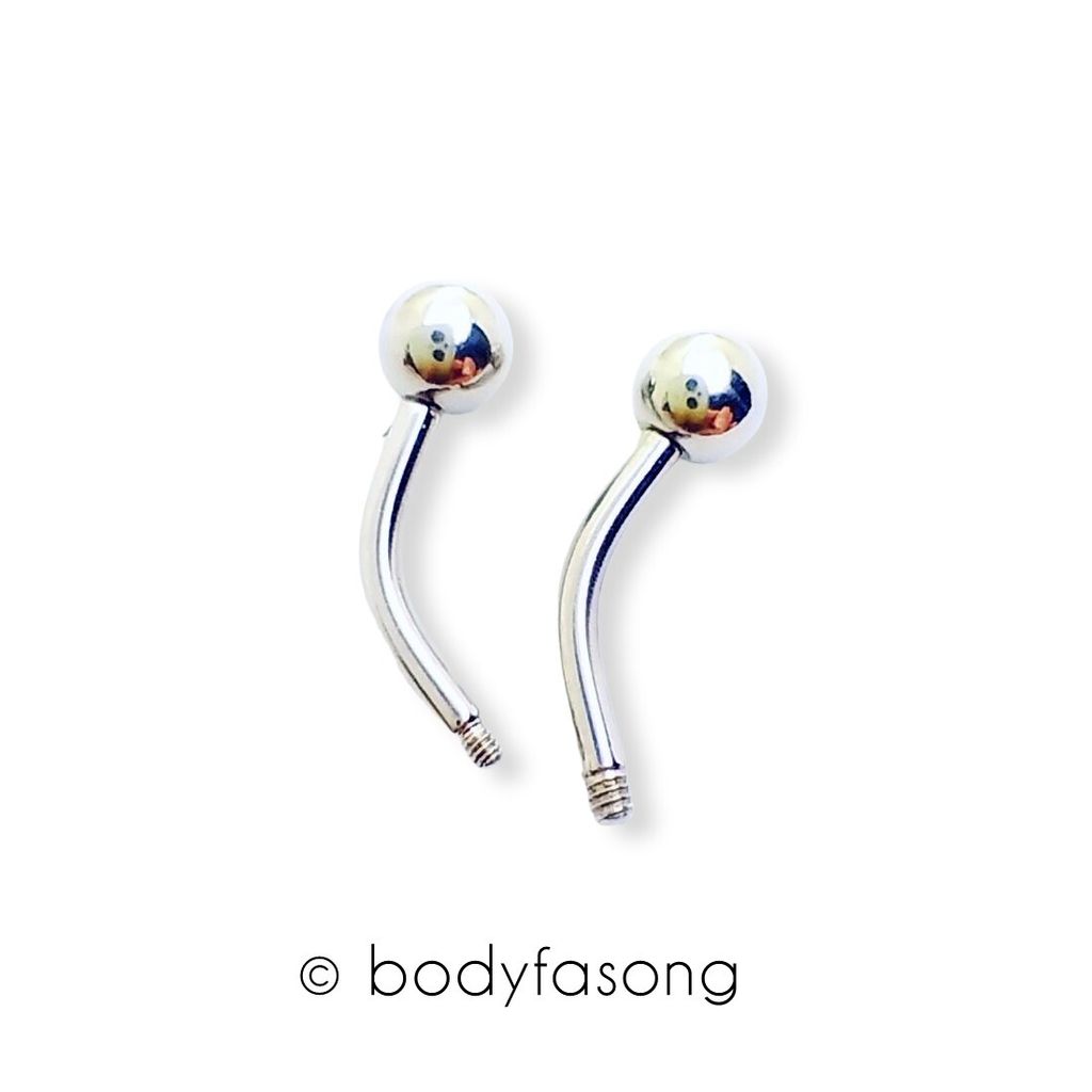 肚臍環 基本款-前端較尖