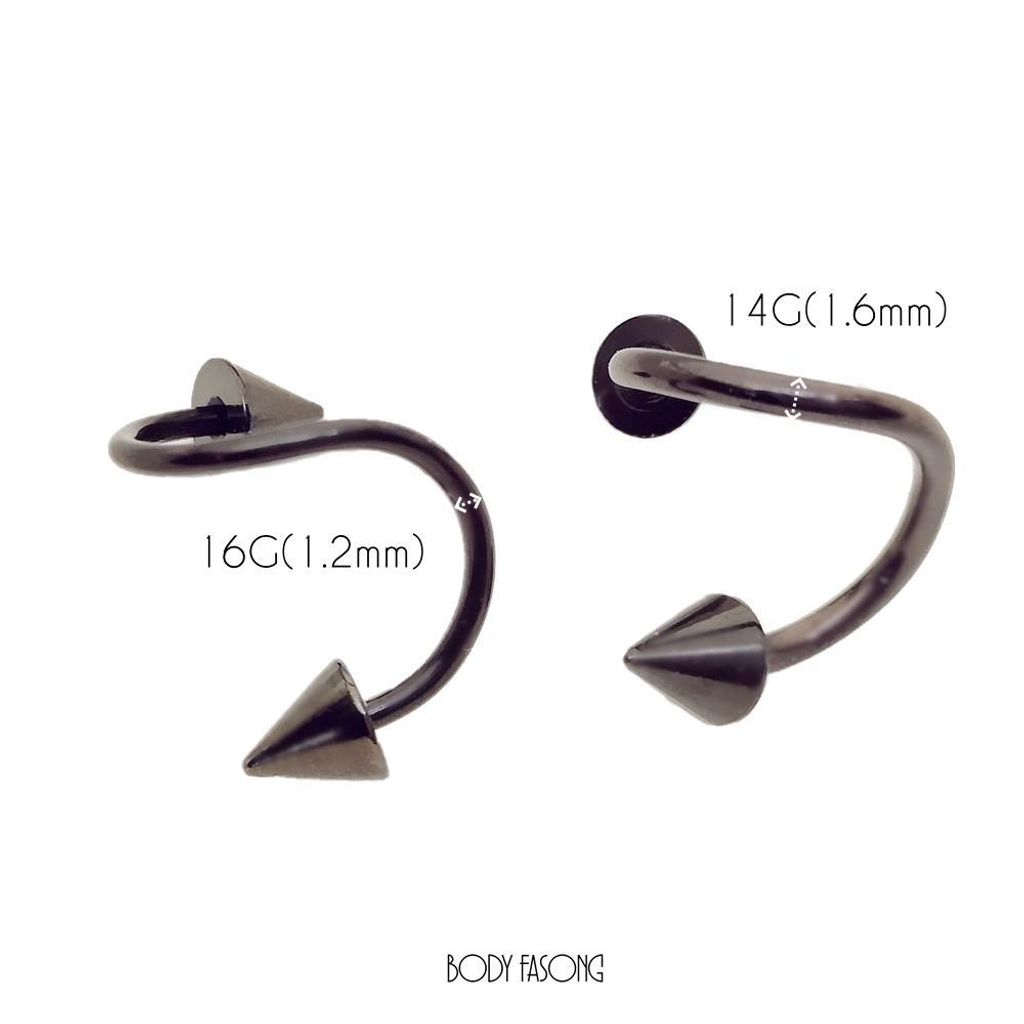 黑鈦錐16G14G比較