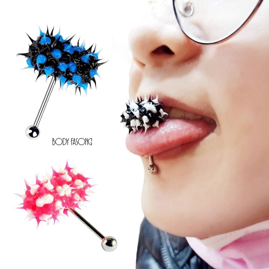 震動有機矽膠款 舌環