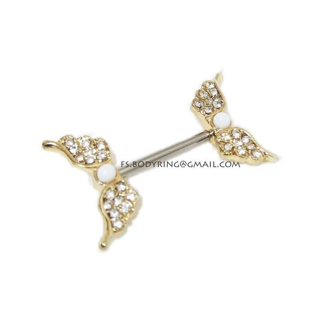 璀璨珠翼 乳頭槓鈴