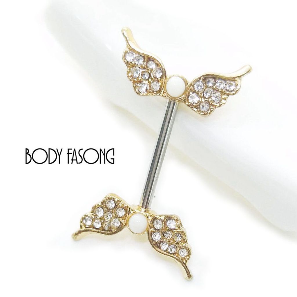 璀璨珠翼 乳頭槓鈴