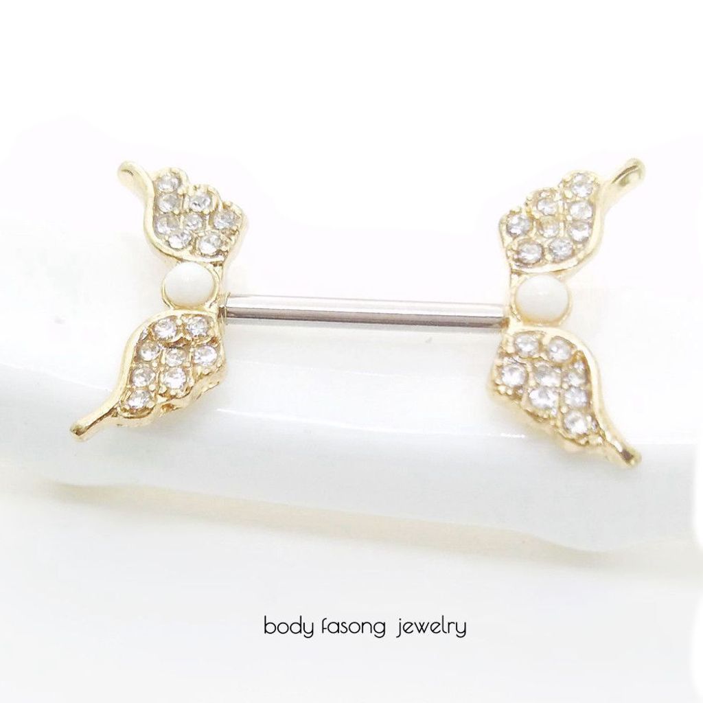 璀璨珠翼 乳頭槓鈴