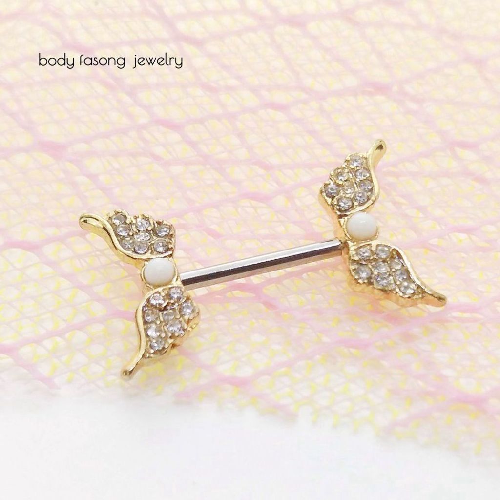 璀璨珠翼 乳頭槓鈴