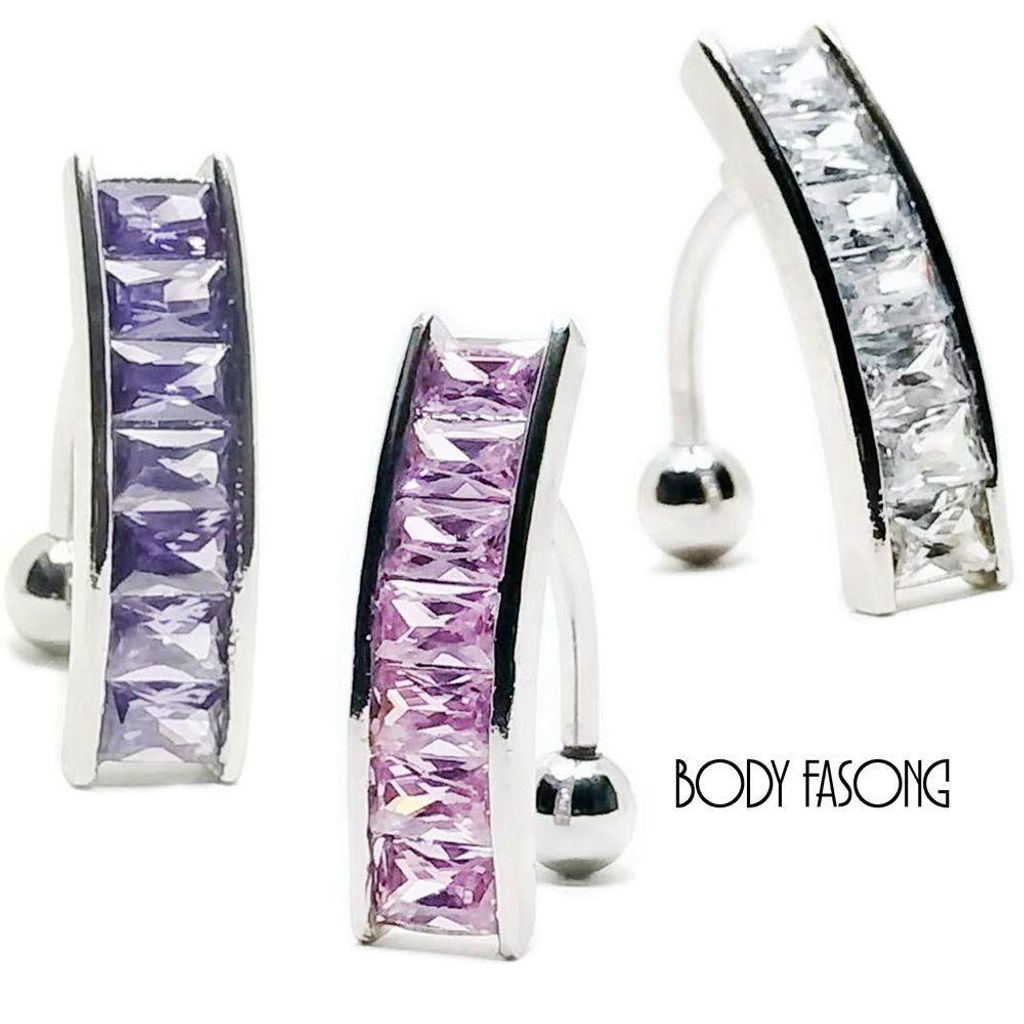 反戴肚臍環-如緞