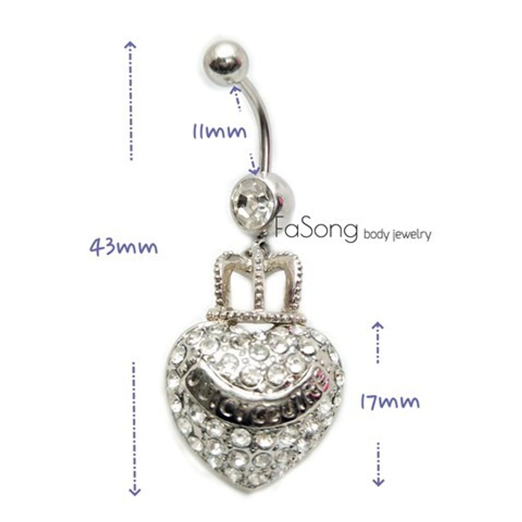 juicy couture-肚臍環