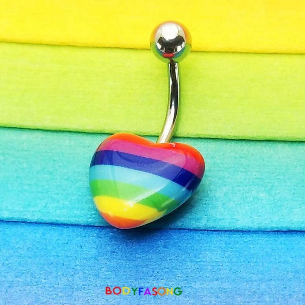 彩虹驕傲-肚臍環