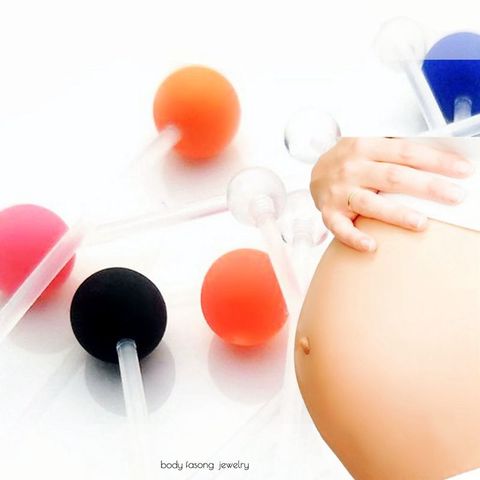 孕婦用肚臍環 繽紛