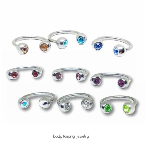 16G鑽珠4mm_馬蹄槓鈴