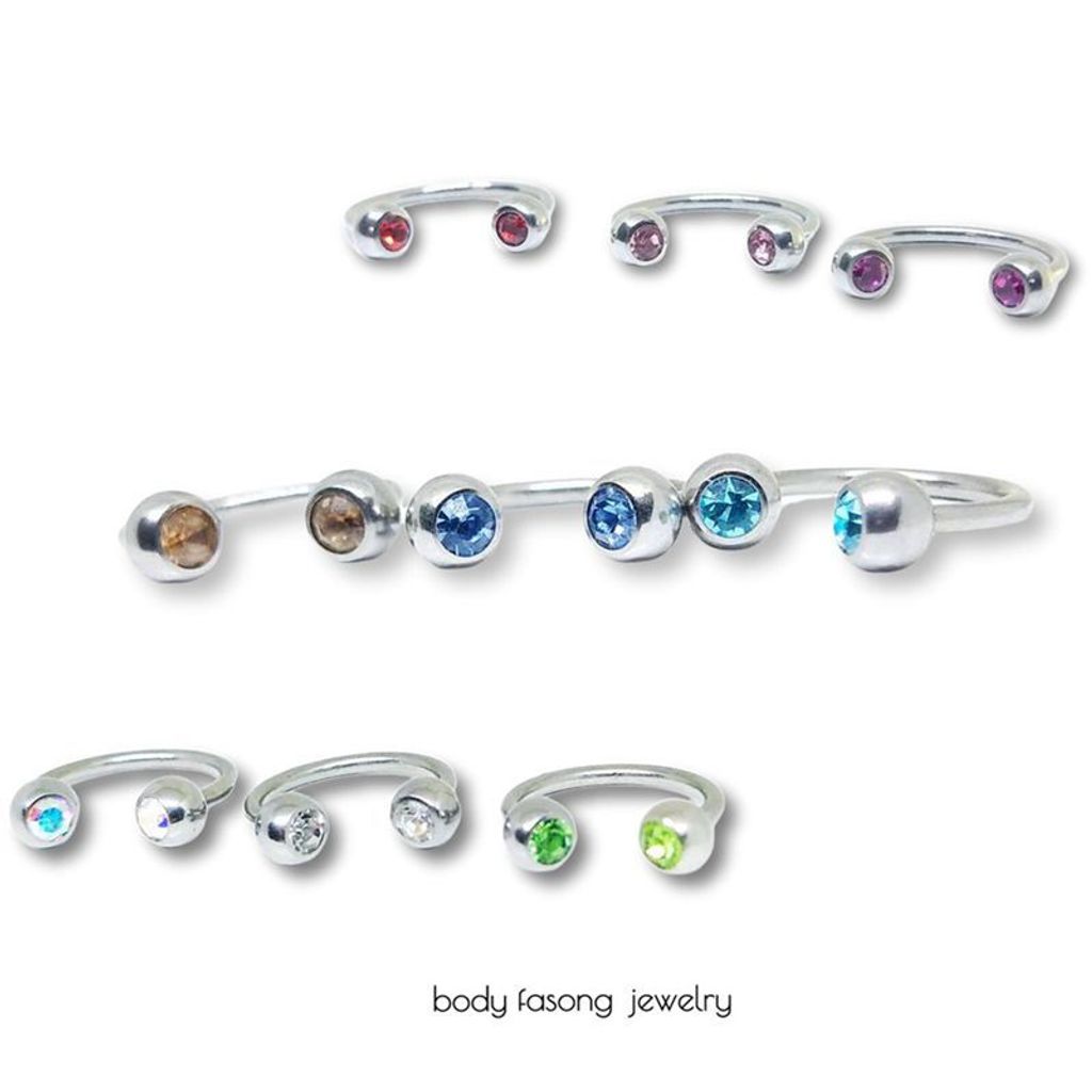 16G鑽珠4mm_馬蹄槓鈴