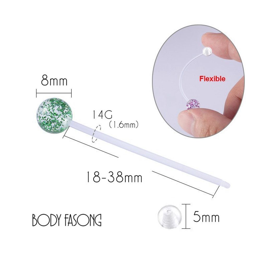 霓彩 懷孕用肚臍環 尺寸
