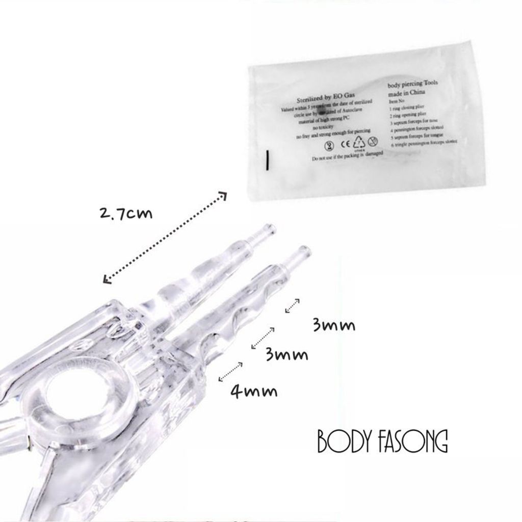 穿洞用無菌包裝一次性擴口鉗 尺寸及外包裝