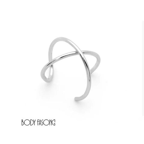 假鼻環、假耳環、假唇環-十字交叉款