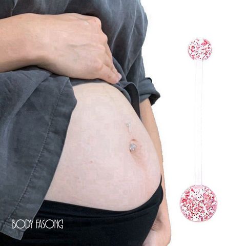 霓彩-懷孕用肚臍環