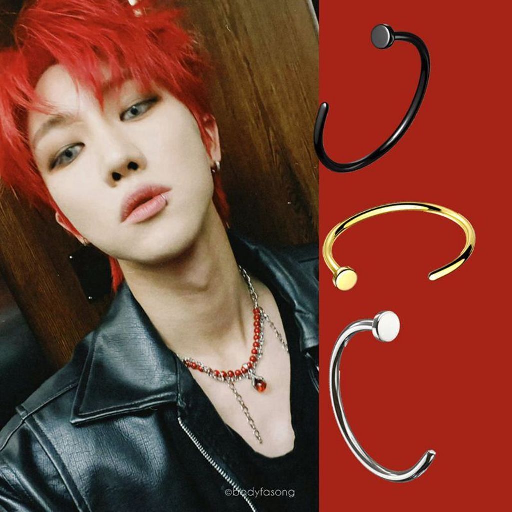 免穿洞可戴 徐明浩同款鼻環 唇環