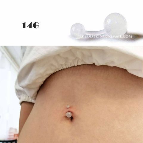夜光 肚臍環