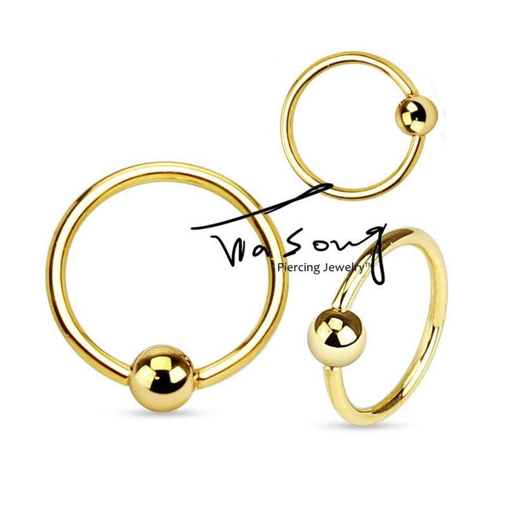 金色細針封閉環