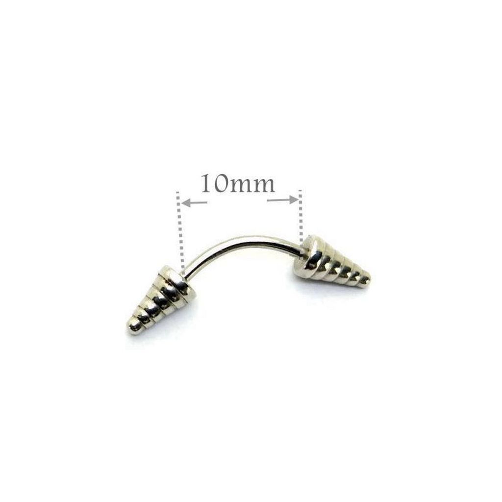 16G帶棱錐10mmx4mm