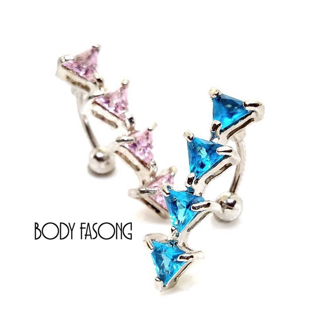 三角垂墜_肚臍環