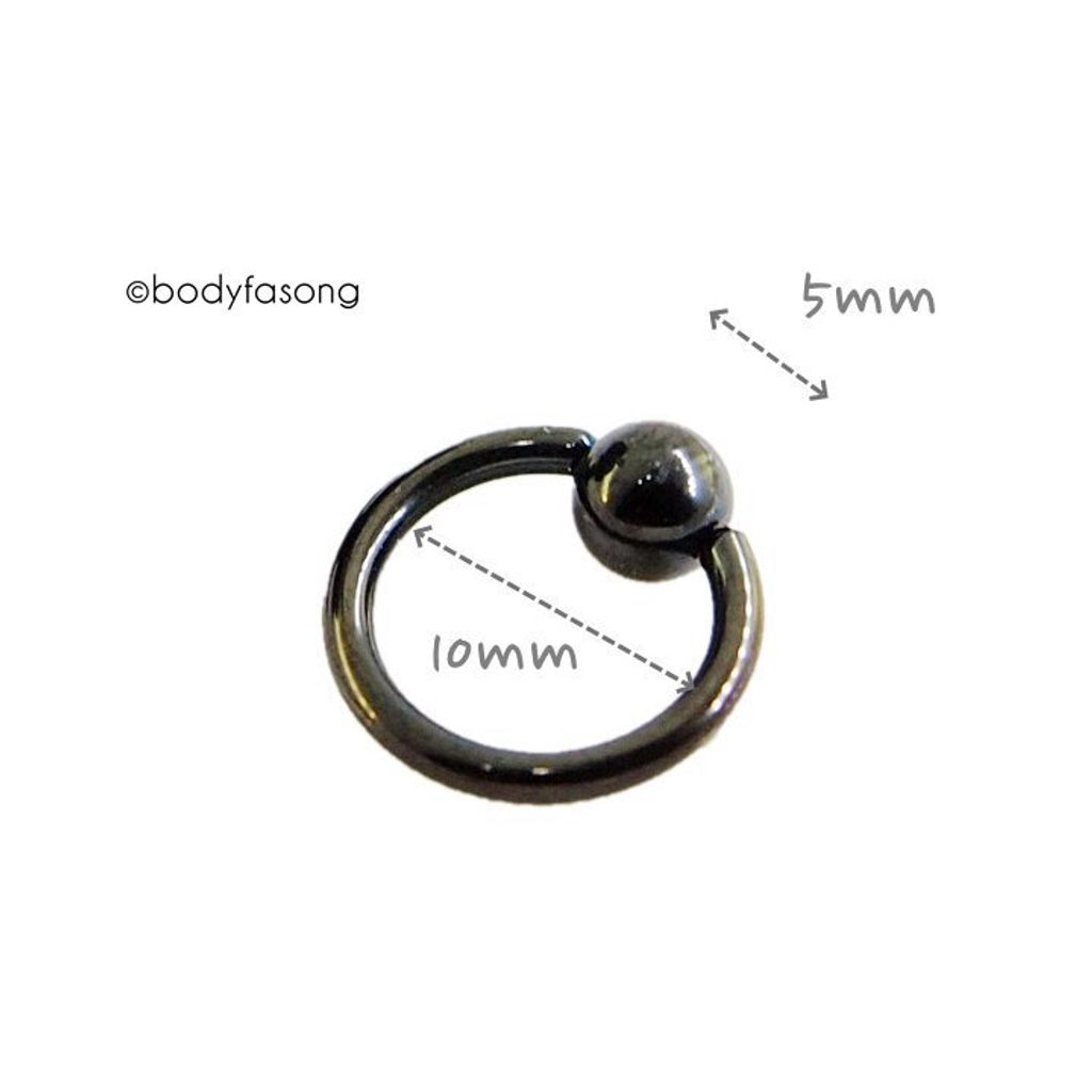 黑鈦鋼珠14G_10mm