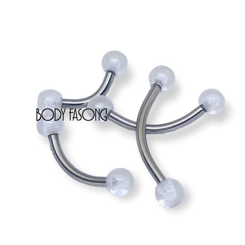 隱形鋼針款-眉環 耳環 唇環