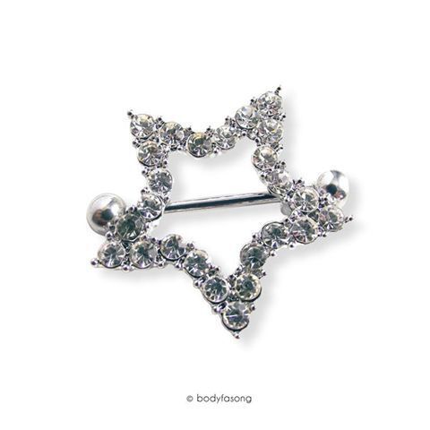 乳環-密鑲五芒星