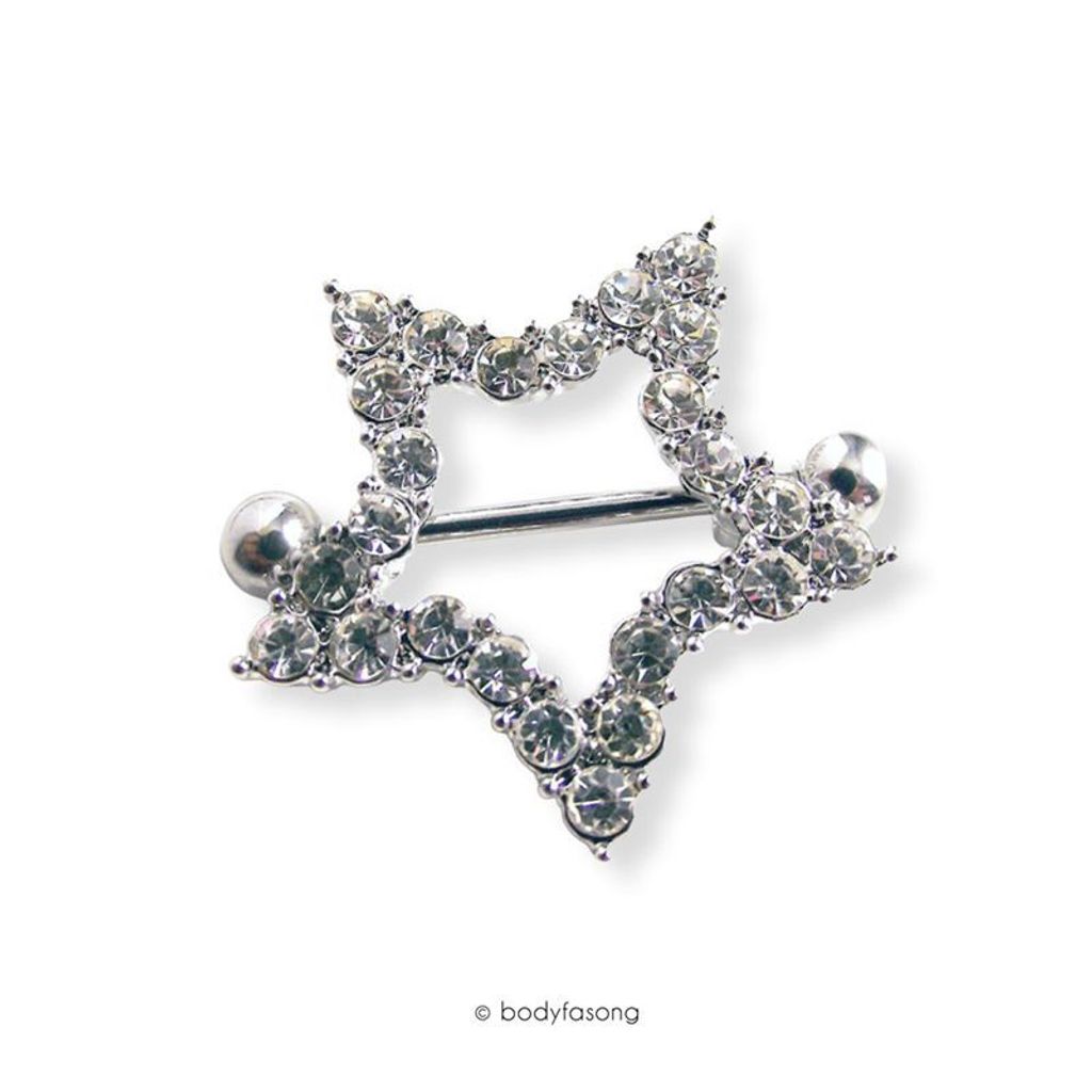 乳環-密鑲五芒星