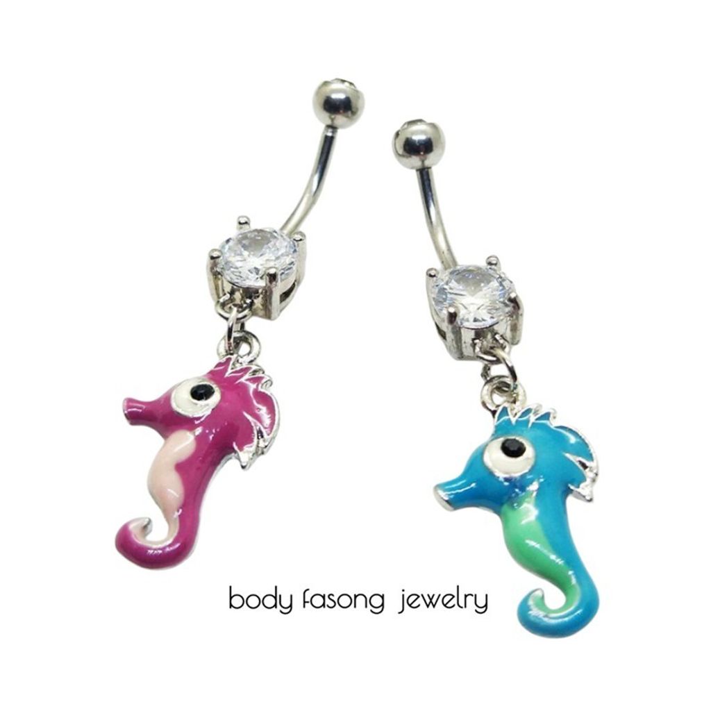 肚臍環 淘氣海馬