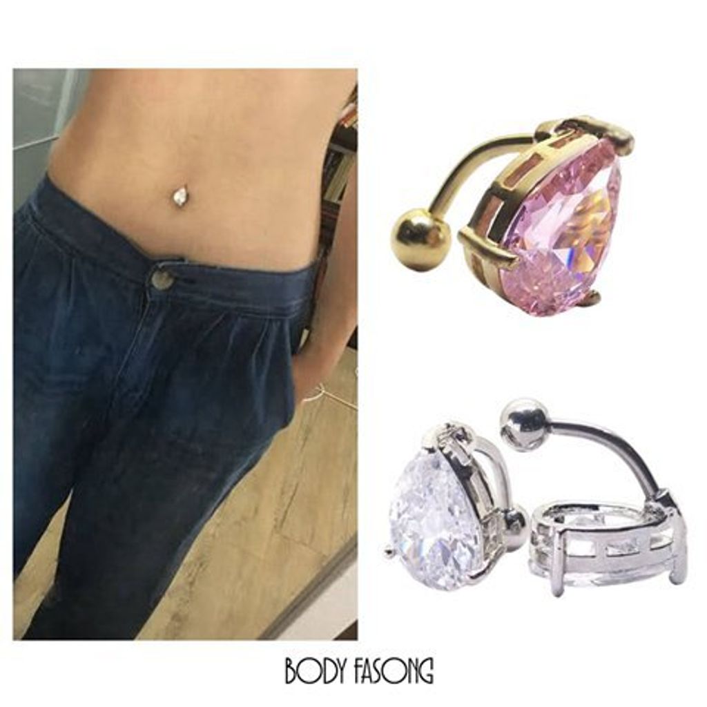 大水滴-反戴肚臍環