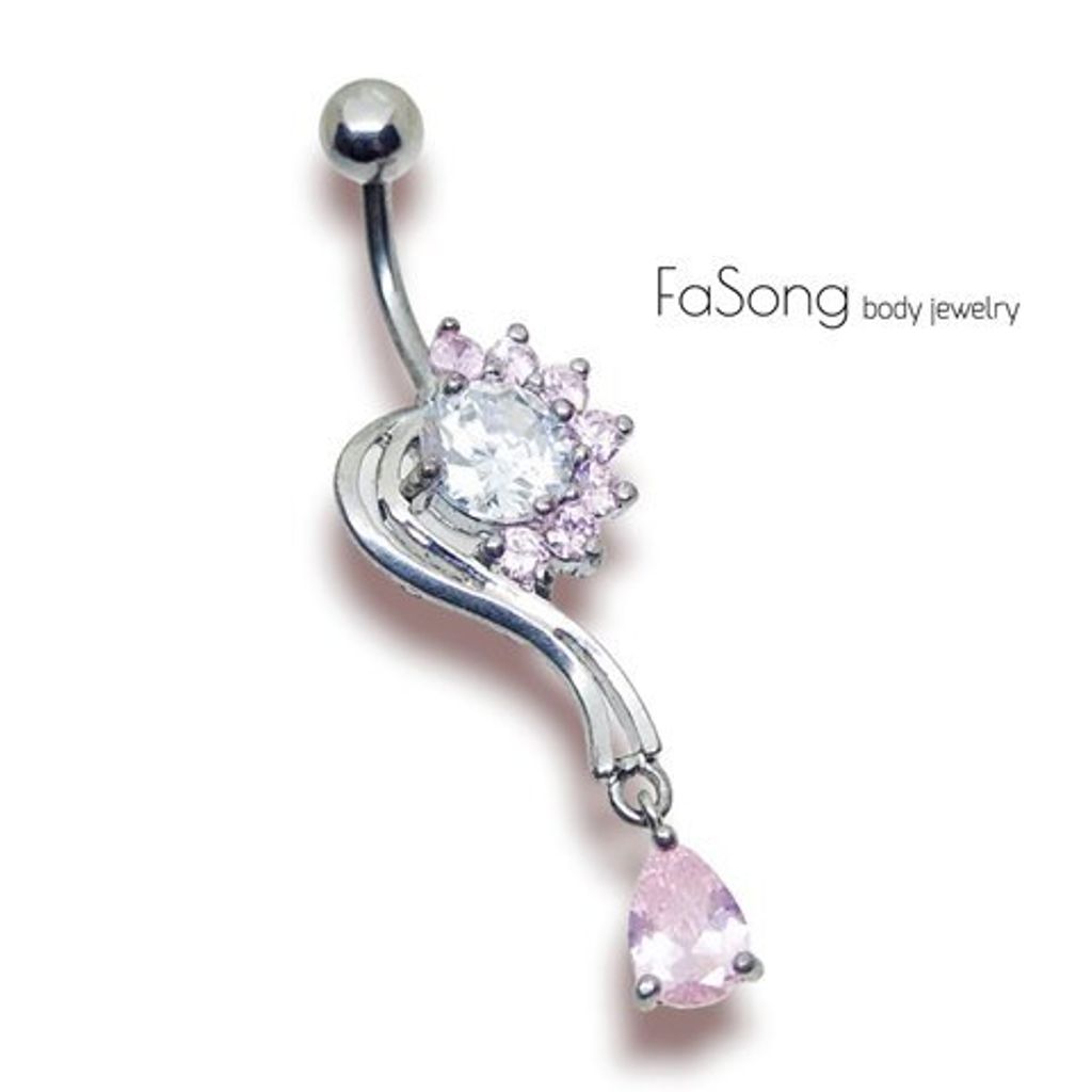 星燦 肚臍環_粉