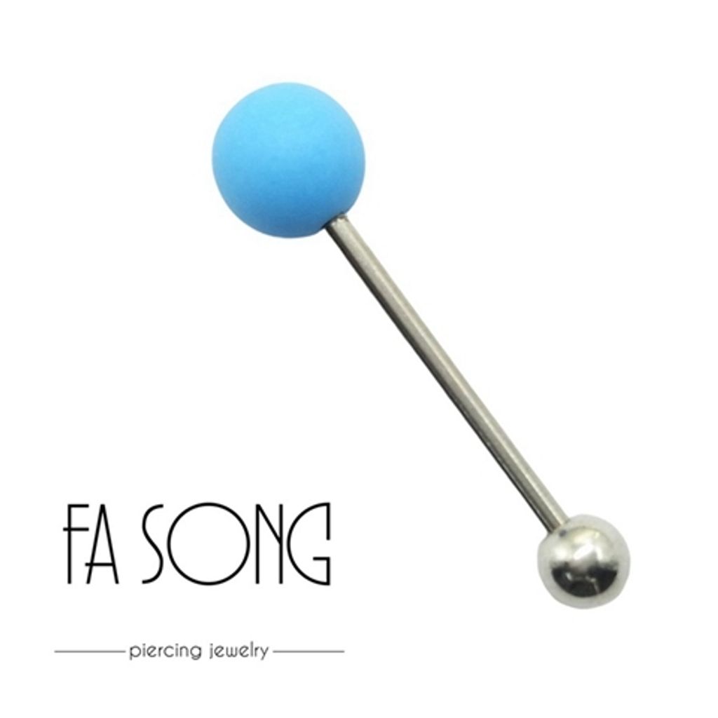 漾彩 舌環_淺藍