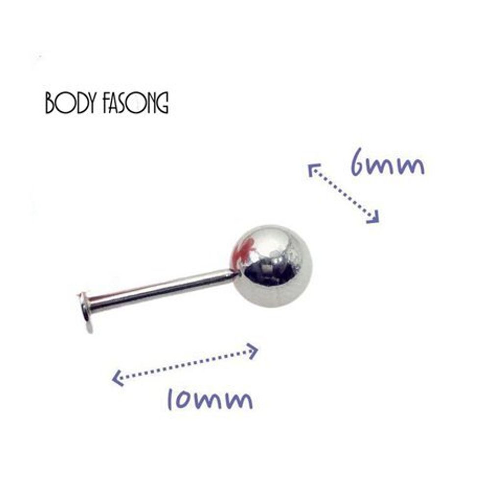 超誇張大面徑唇環-長10mm_6