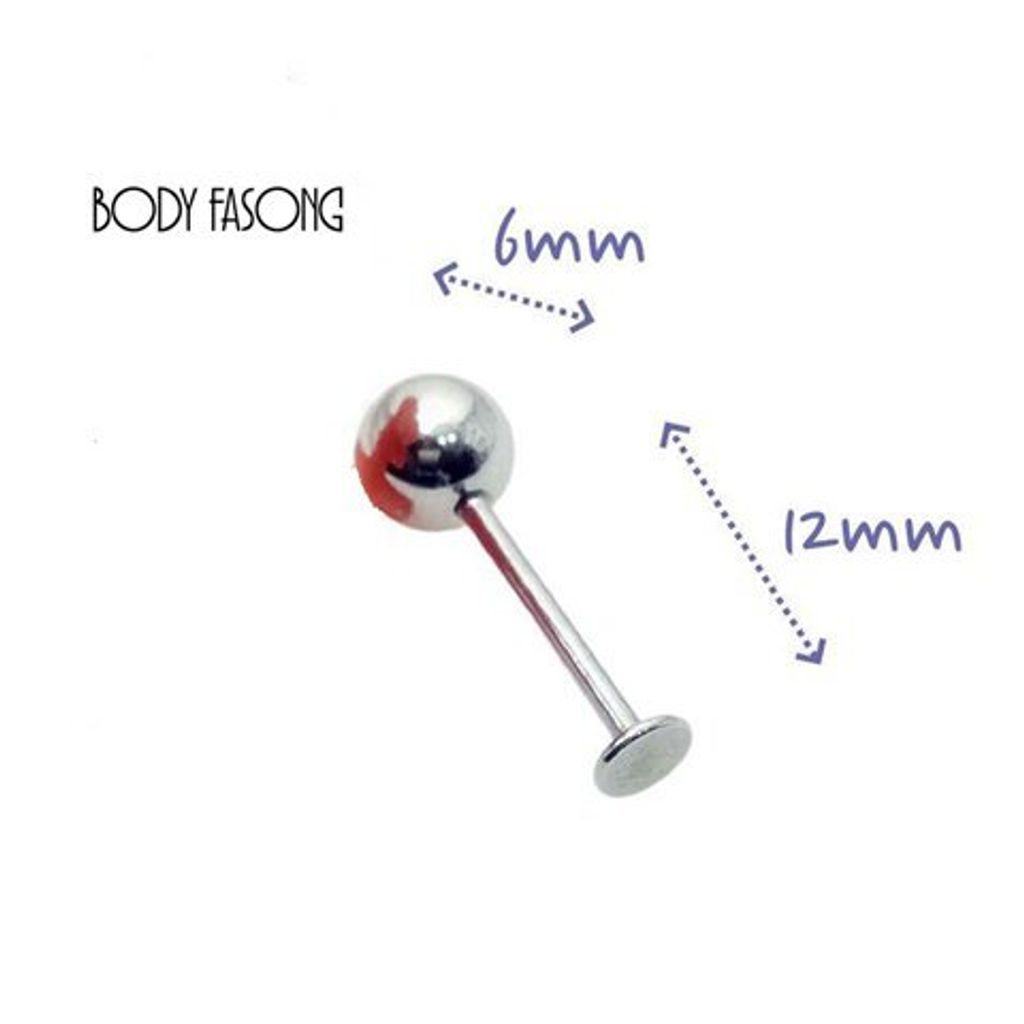 超誇張大面徑唇環-長12mm_6