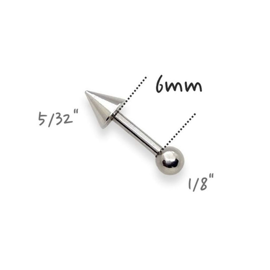 16G錐形耳針_長6mm錐4