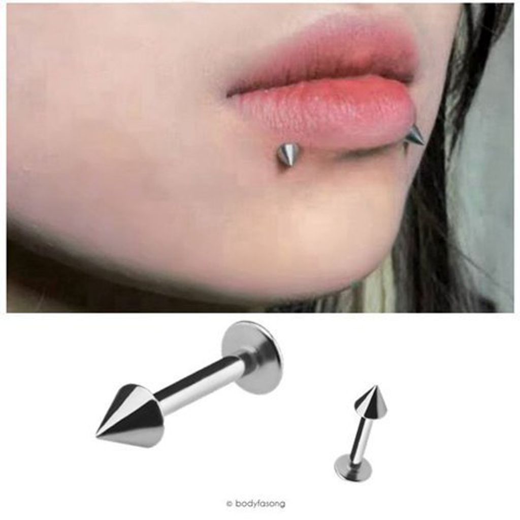 16G錐-唇環