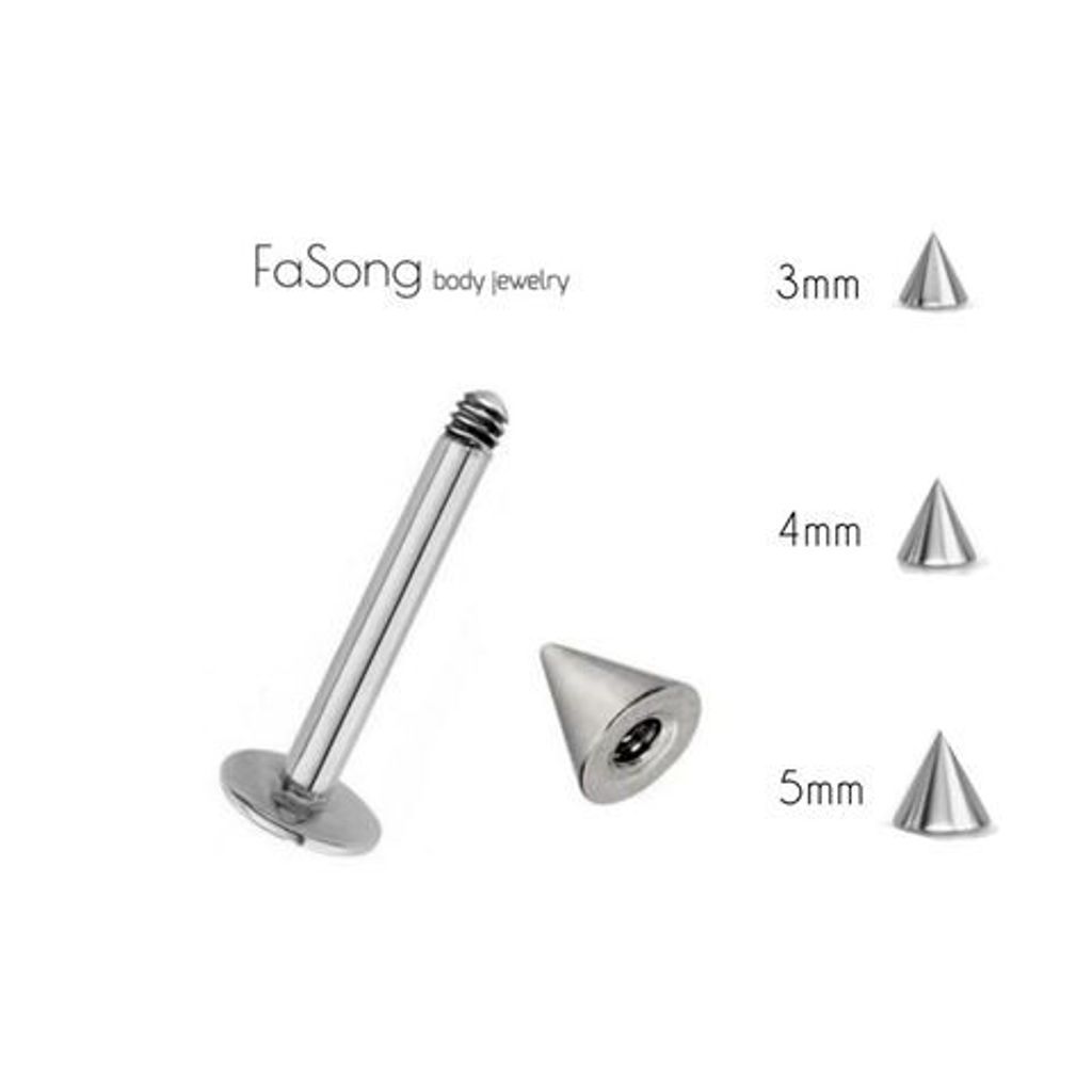 16G錐 Labret 尺寸