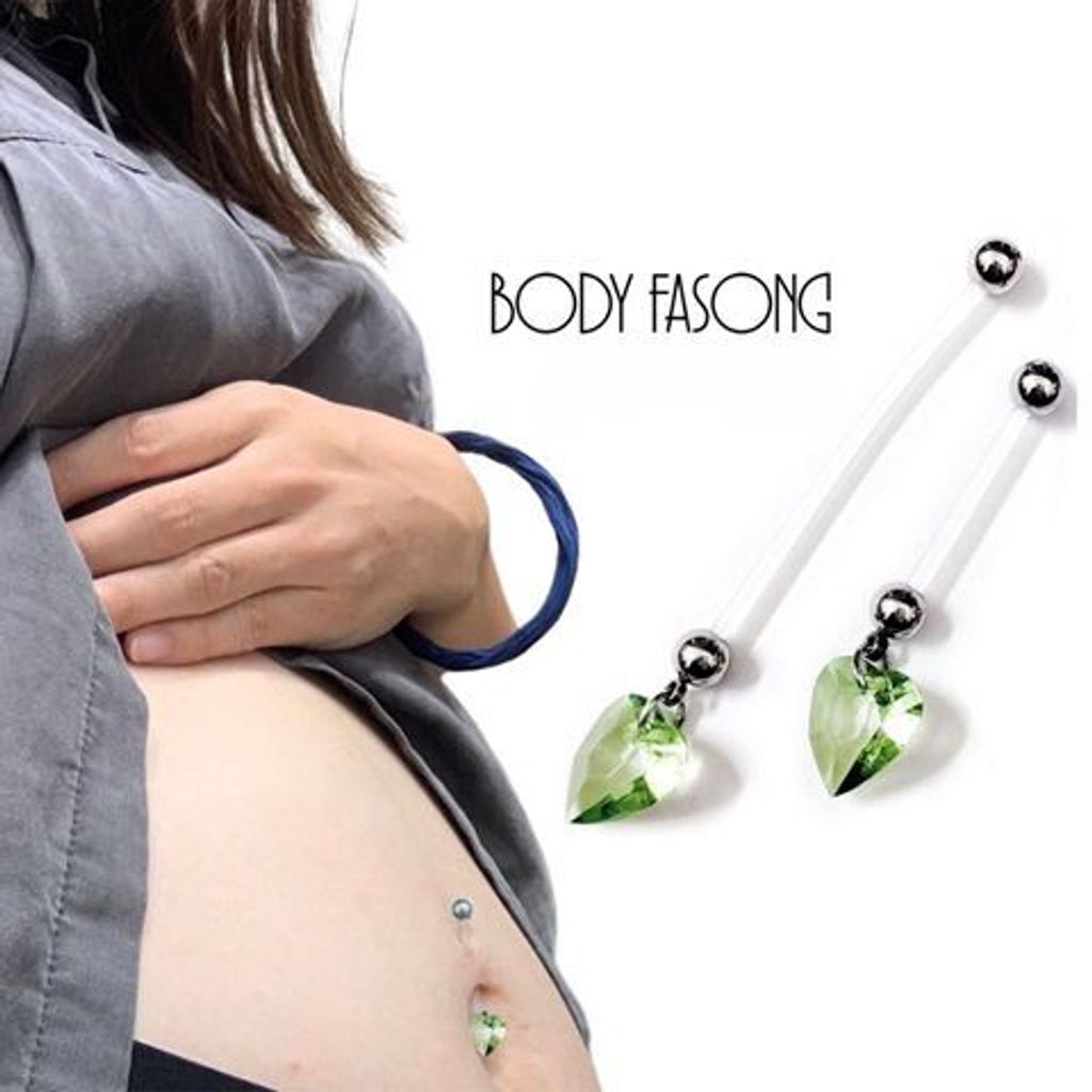 蘋心 懷孕用肚臍環