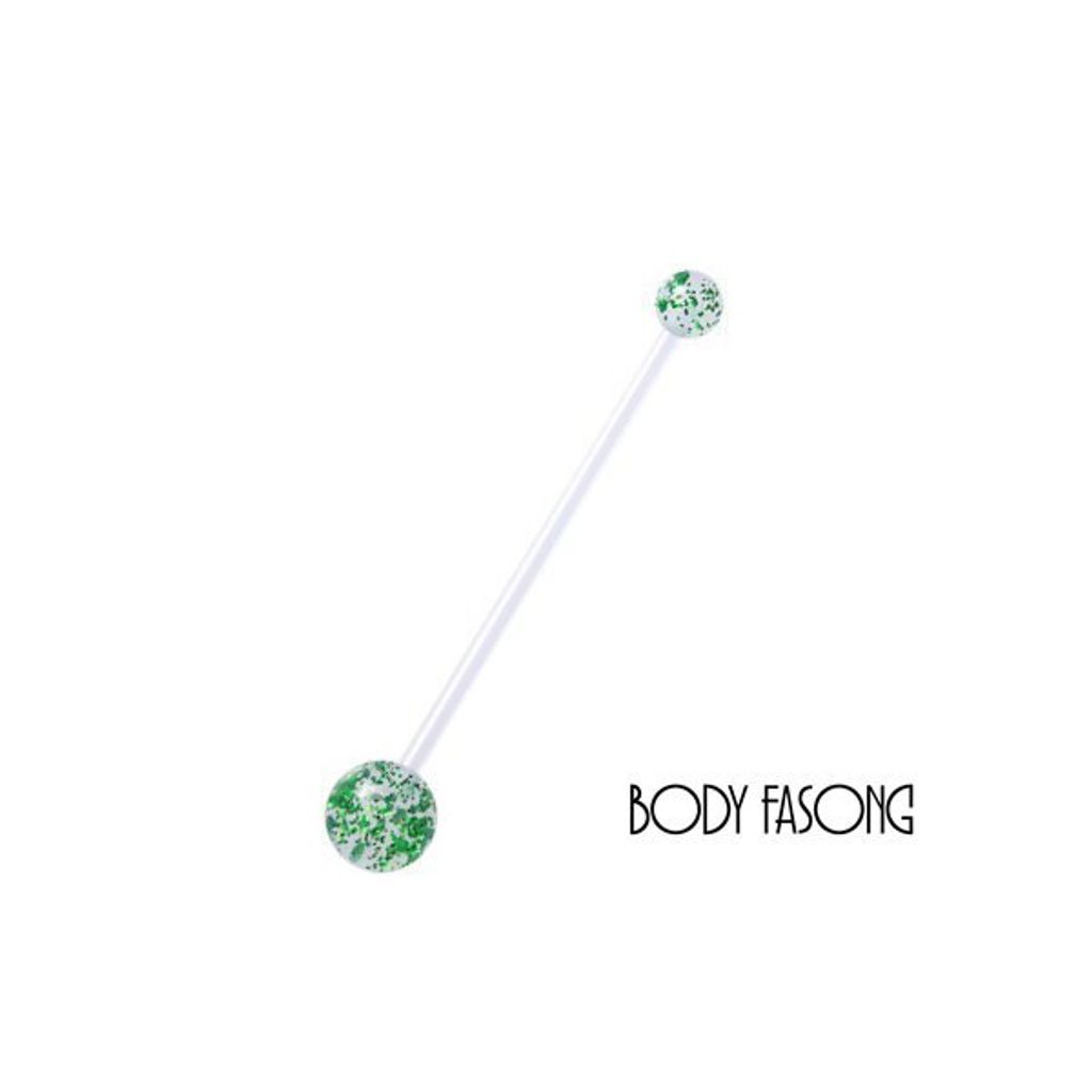 霓彩-懷孕用肚臍環_綠