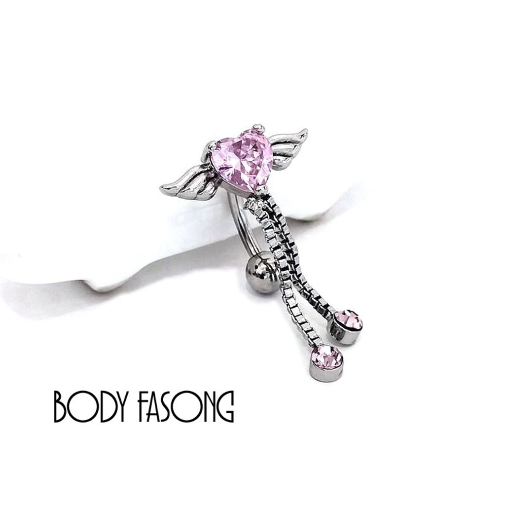 反戴肚臍環-飛翔的心3