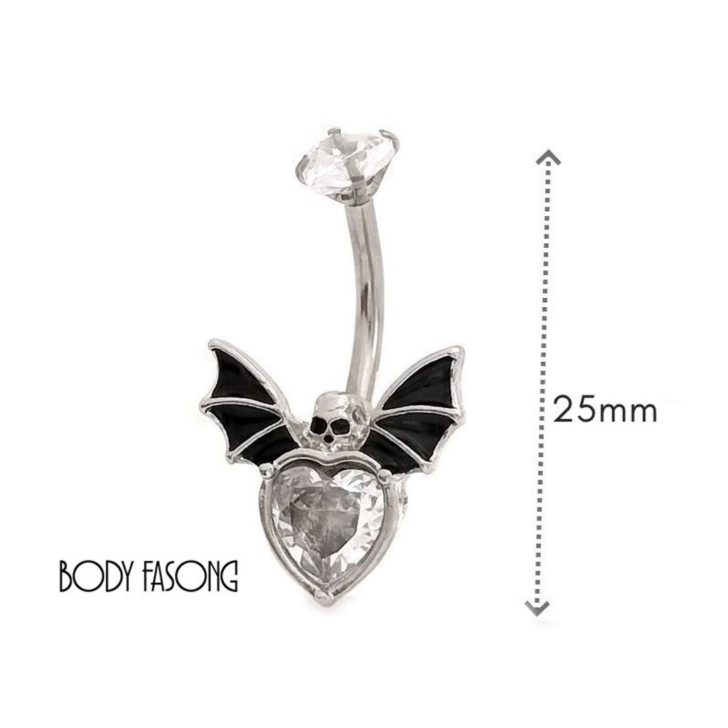 路西法之心 肚臍環 尺寸