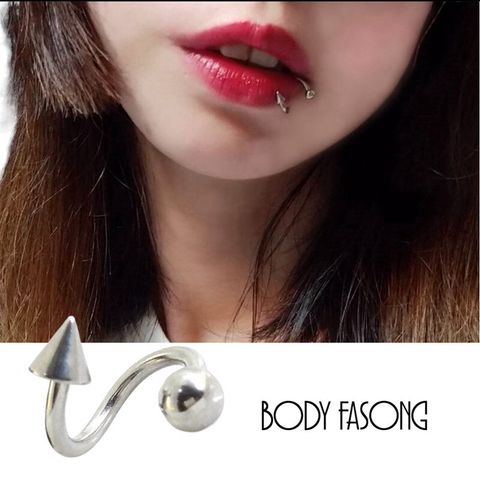 16G圓錐-唇環 耳環